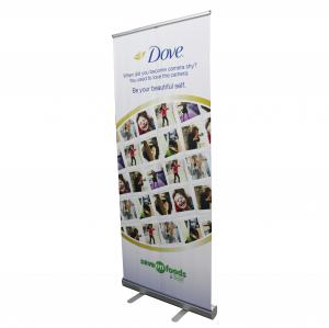Buy cheap Aluminum Retractable Banner Stands With Canvas Bag Easy Packing Carrying product