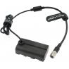 Buy cheap NP F550 Dummy Battery To Hirose 4 Pin Male Power Cable For Sony To Feelworld from wholesalers