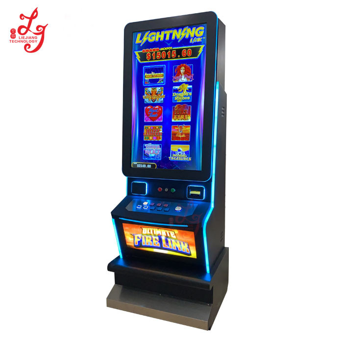 China 43 Inch Lightning Link 10 In 1 Vertical Screen Digital Buttons Multi Game Touch Screen Ultimate Game Machine for sale
