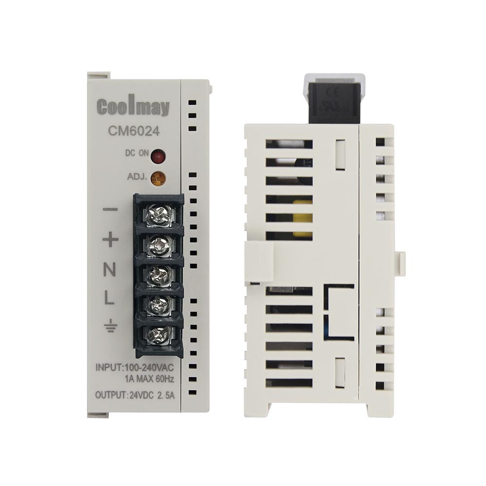 Buy cheap Plastic Housing 2.5A 24vdc Power Supply Din Rail Mount For PLC Controller product