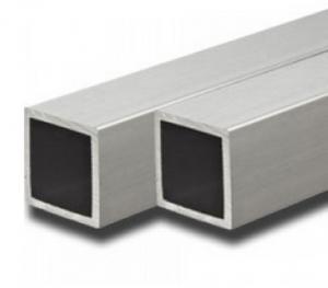 Buy cheap Alloy 6063 / 6061 Aluminum Extrusion Rectangular Tube With ISO9001 product