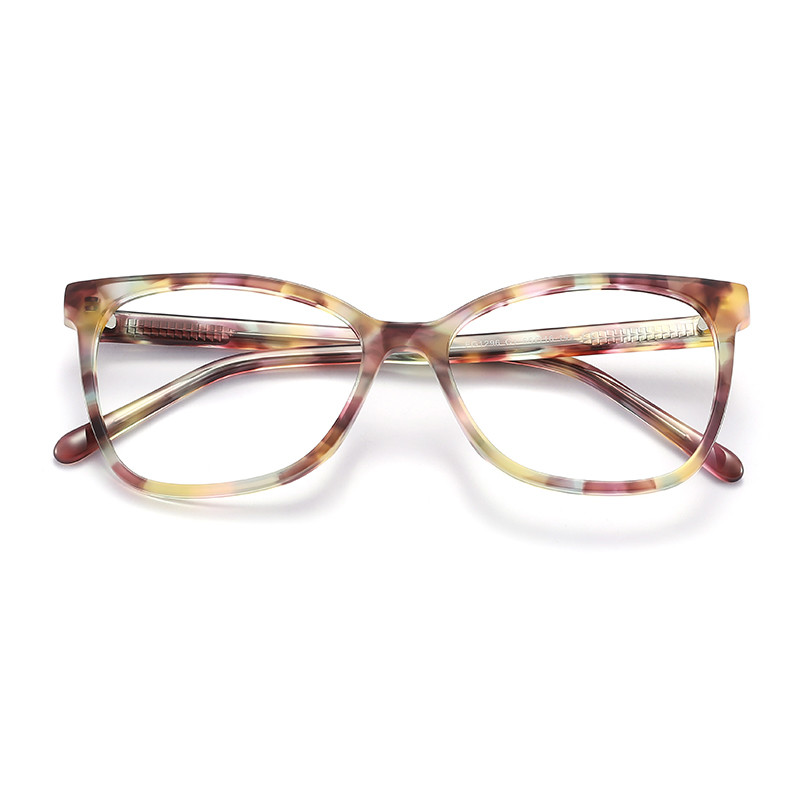 Buy cheap AC Clear Lens 	Acetate Frame Glasses , OEM Colorful Eyewear Frames product