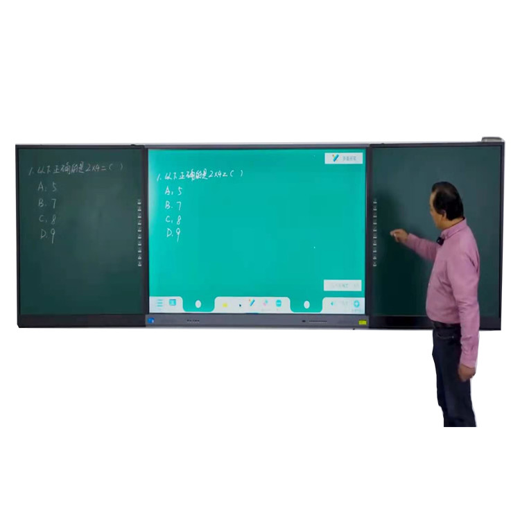 450cd/m2 Multifunctional 75'' Smart Intelligent Blackboard Android 9.0 for sale
