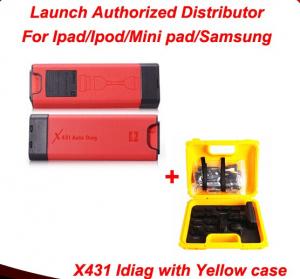 Buy cheap 2014 New Release Launch X431 iDiag Auto Diag Scanner for IOS/Android X431 Idag with yellow case full set product