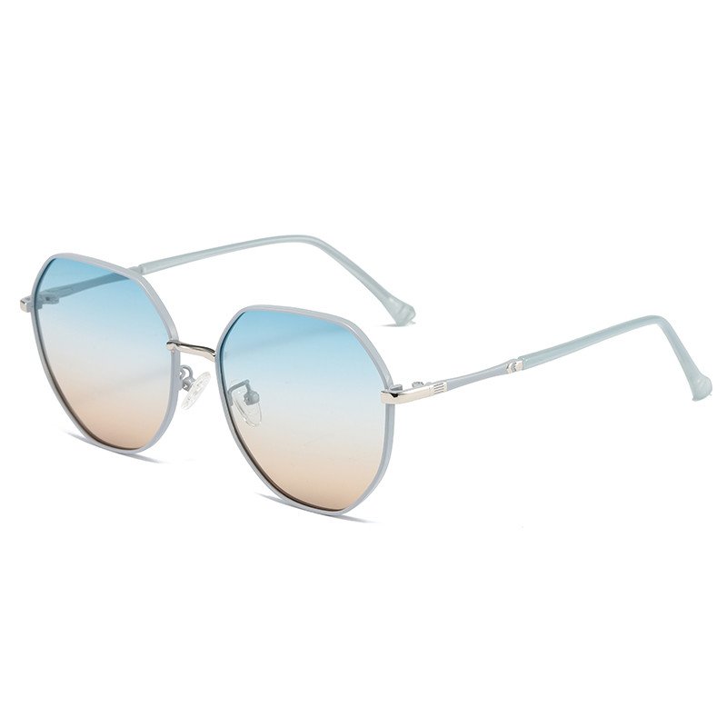 Buy cheap Protect Eyes Round Metal Sunglasses CE , Anti UV Polarized Sunglasses product