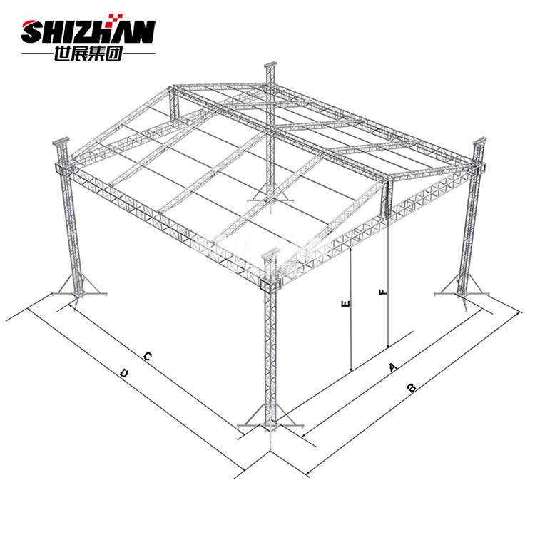 Buy cheap Outdoor Mobile Aluminum Roof Truss Stands DJ Booth from wholesalers
