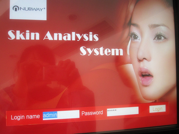 Skin Analyzer Beauty Machine, 3D Digital Skin Test System touch screen CE for sale