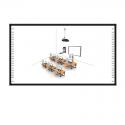 BSMI 96 Inch IR Smart Whiteboard Classroom Interactive Projection Whiteboard for sale
