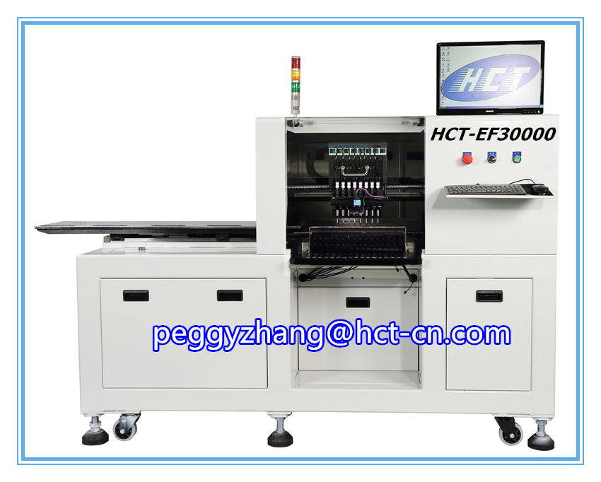 high quality hct 8 heads led pick and place machine