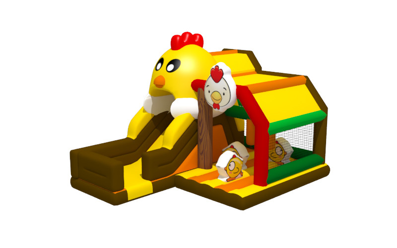 Buy cheap Chicken Egg Theme Playground Commercial Jumping Castle Rentals Silk Printing from wholesalers