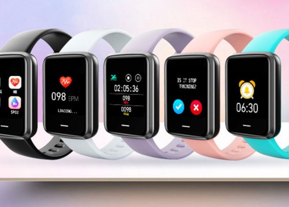 Hazel Full Heart Rate Smartwatch Touch Screen Smart Watch H19D Dynamic 1.3 Inch for sale