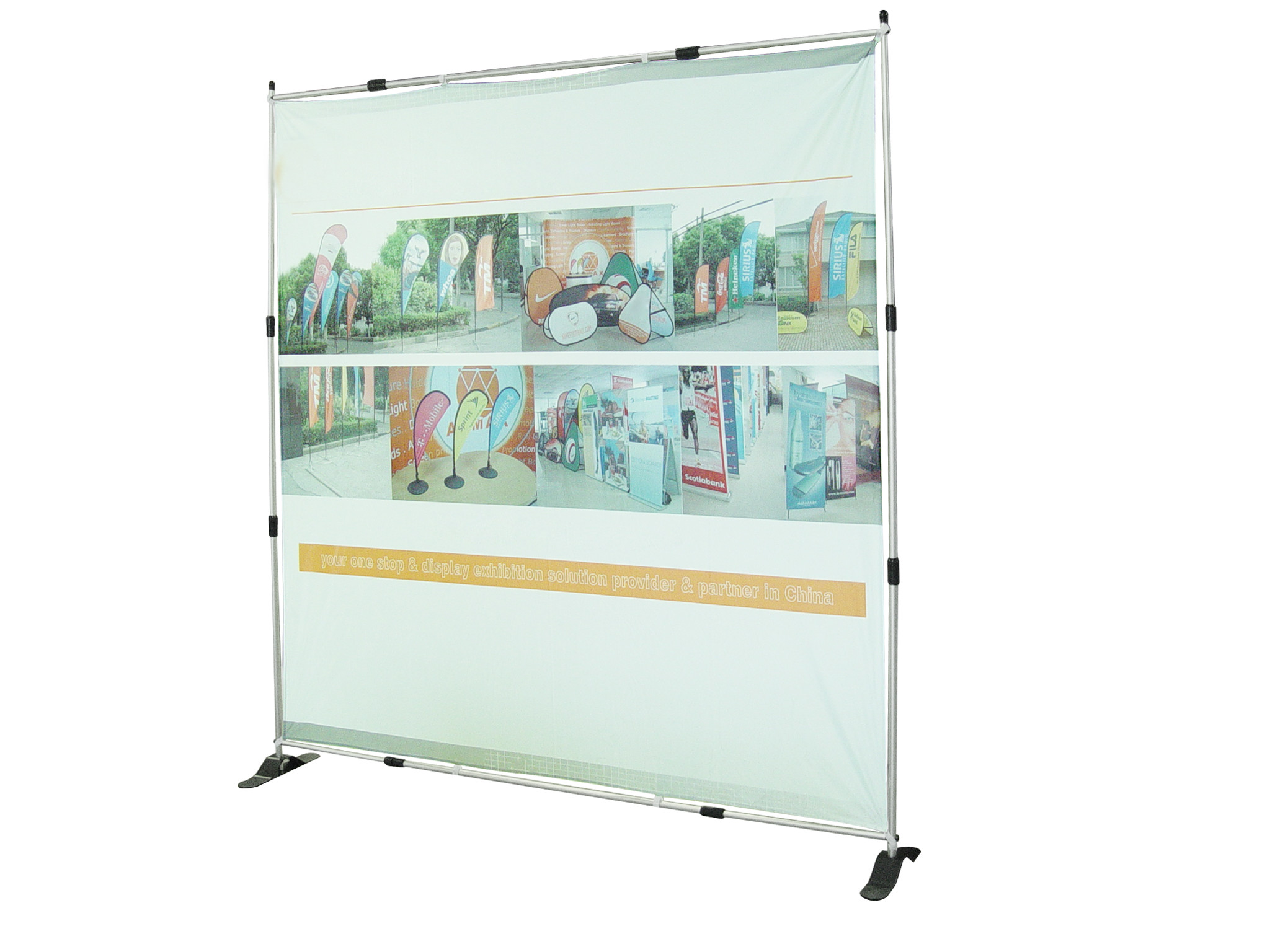 Buy cheap 8 Feet / 10 Feet Graphic Banner Stand Backdrop Adjustable Type Digital Printing product