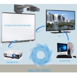 China Interactive Whiteboard For Education/Business, Wall Mounted Smart Whiteboard 102 Inch Size for sale