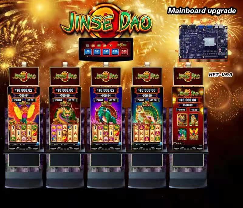 Buy cheap Jinse Dao 4 in 1 Jackpot Game Slot Machine Software Game Kit Accessories Video Casino Board product