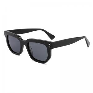 Buy cheap Women Men Acetate Frame Sunglasses Square Polarized Acetate Sunglasses 145 mm product