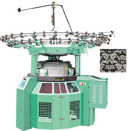Double Jersey Electronic Jacquard Circular Knitting Machine With Computer for sale