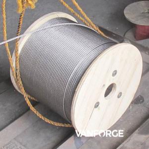 Buy cheap Industrial Austenitic AISI316 Stainless Steel Wire Rope 6x37 Customized Length product