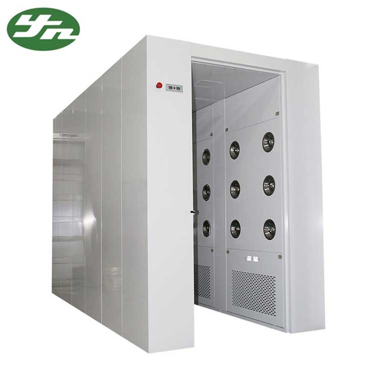 5 Meter long air shower tunnel with powder coating steel shell for worker