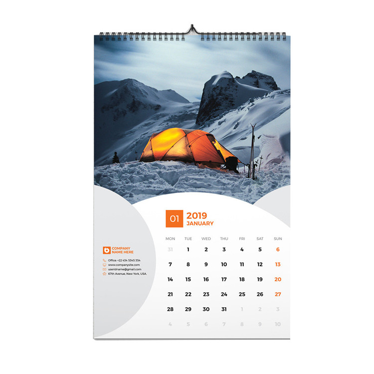 Buy cheap 12 Months Custom Calendar Printing , Full Color Custom Wall Calendars With Hanger product