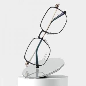 Buy cheap Al Mg Lightweight Glasses Frames Titanium With Non Prescription Lenses product