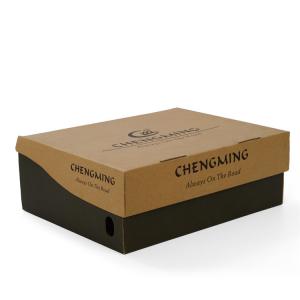 Buy cheap Empty Carton Corrugated Packaging Box For Shoe , Corrugated Cardboard Boxes product