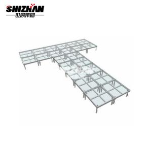 Buy cheap Portable Outdoor Glass Floor Wedding Dance Stage 1m 2m 4m Length product
