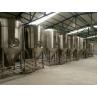 Full Turnkey Large Beer Brewing Equipment Full Automation PLC Control System for sale