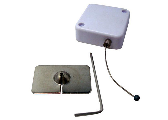 Buy cheap Security retractable recolier lock device / pull box / 44*44mm ABS Square-Shaped Retractors product