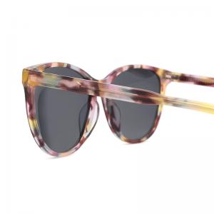 Buy cheap Cat Eye Round Acetate Sunglasses Colored CE With Polarized Lens product