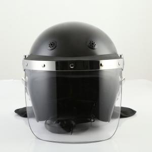Black ABS Anti Riot Helmet with Suspension System for  Police & Army FBK