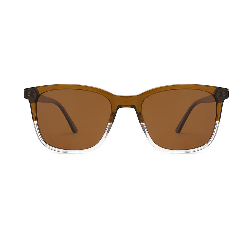Buy cheap Square Shape retro eyewear sunglasses Classic Transparent Polarized Sunglasses product