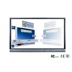 China Narrow Frame Interactive Flat Panel 75 Inch Multi Touch Screen for sale