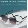 Buy cheap Unisex Clip On Magnetic Sunglasses For Women Polarized UV Protection Retro from wholesalers