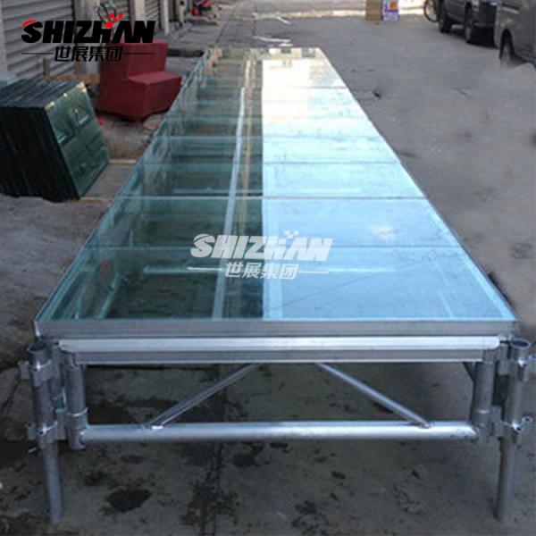 Outdoor Concert Stage Glass Portable Folding Stage