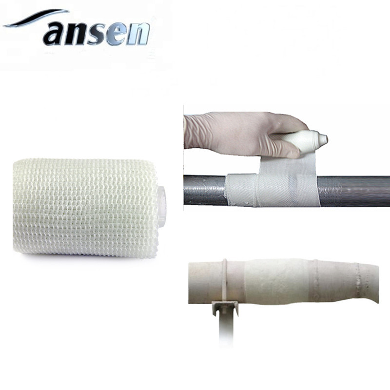 Buy cheap Pressure resistance water activated plumbing pipe fix wrap kit coated with polyurethane resin product