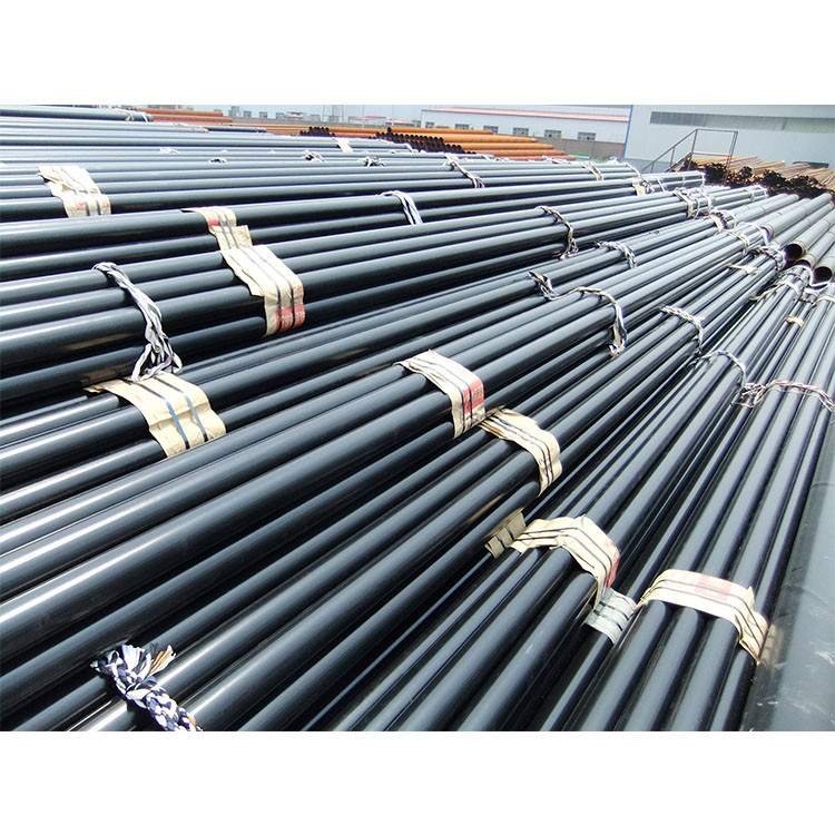 Buy cheap API 5L X60 ERW black round steel pipe dn200 welded steel pipe/Sch 40 black carbon steel pipe used for oil and gas pipe product