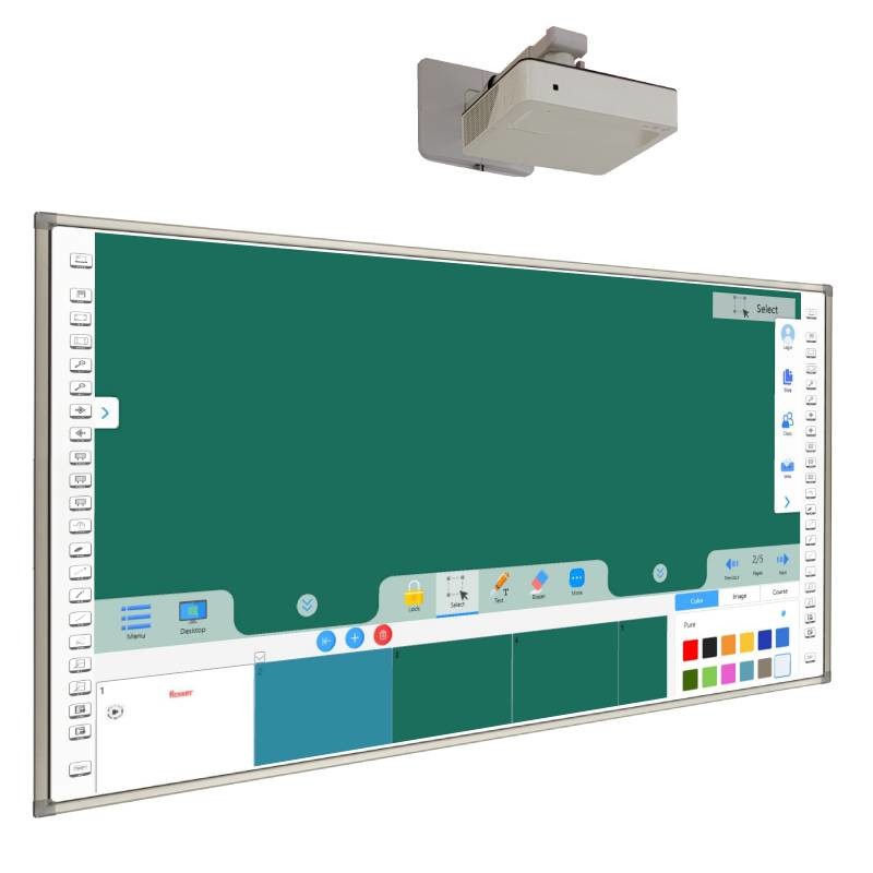 90" Infrared Interactive Whiteboard 10 Touch Points For Digital Classroom for sale