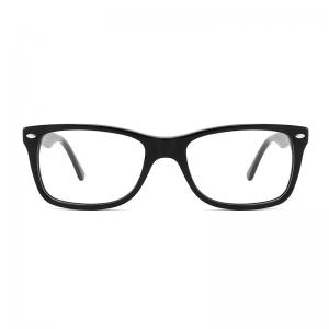 Buy cheap Square Non Prescription Acetate Frame Glasses Clear Lenses For Men Women product