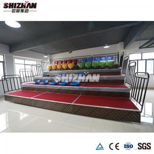 Buy cheap Indoor Stadium Seating Chairs Recessed Automatic Folding Up Telescopic Bleacher Customized product