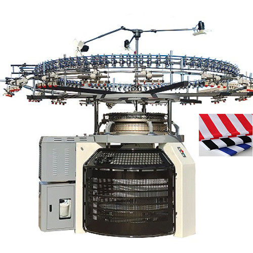 China 20"-48"INCH Single Jersey Industrial Circular Knitting Machine 11kw With French for sale