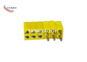 Buy cheap Yellow Colour K Type Thermocouple Connector With Extension Cable For Research product