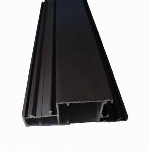 China 6063 Aluminium Extruded Profiles System For Casement Window Door Brown Silver Color on sale