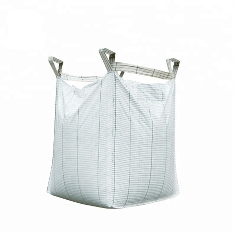 Buy cheap Full Open Top Industrial Bulk Bags , White Flat Bottom FIBC Jumbo Bags product