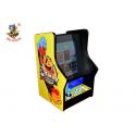 Yellow Mini Tabletop PACMAN Machine 15 Inch LCD Screen For Shopping Mall for sale