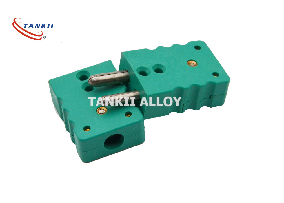 Buy cheap Green Color Type K Male Female Thermocouple Connector  15A product