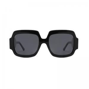 Buy cheap Thick Square Acetate Sunglasses , Retro Oversize Square Frame Acetate Sunglasses product