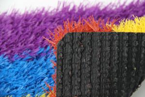 Buy cheap Outdoor Polyethylene Coloured Artificial Grass Synthetic Lawn Turf product