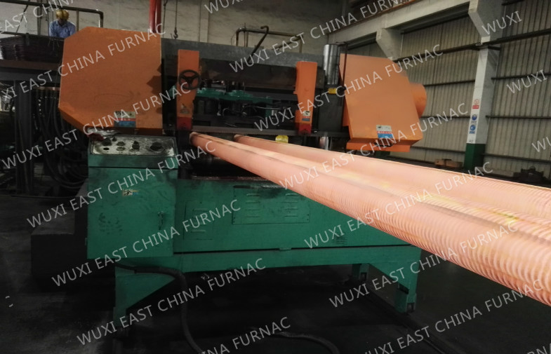 100mm Red Copper Pipes Continuous Casting Plant , Horizontal Casting Machine