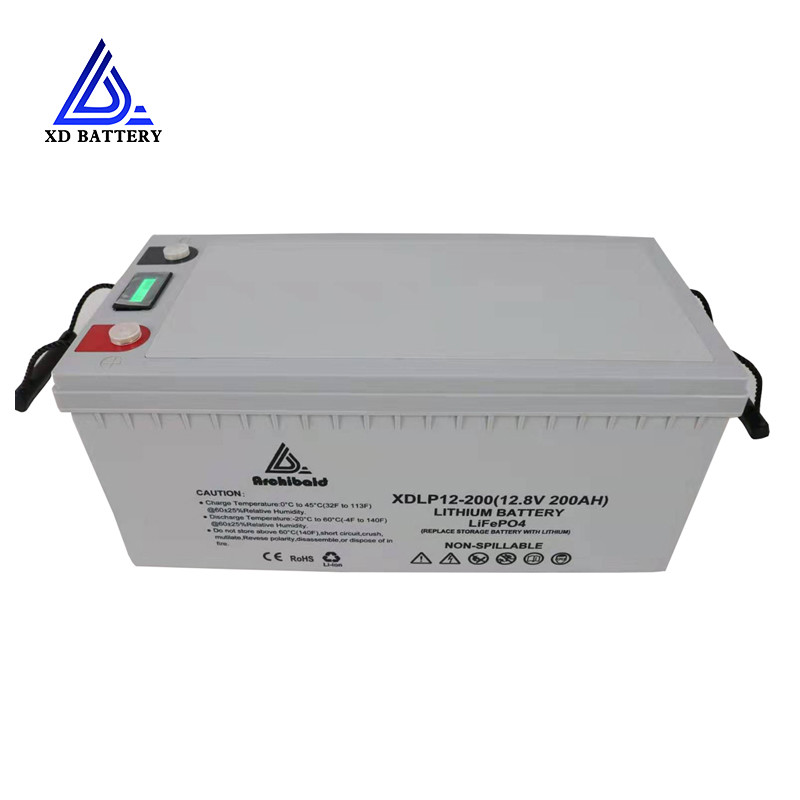 Buy cheap Free Maintenance 12v 100ah Lithium Ion Deep Cycle Battery 200ah 300ah For RV product