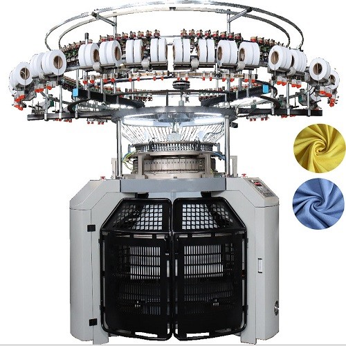 China 16G-38G Single Jean Single Jersey Circular Knitting Machine For Pique for sale